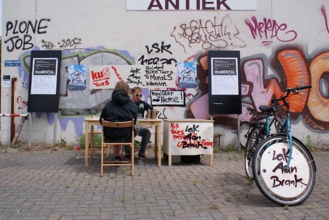 Lak Aan Braak Reisebüro in Maastricht zum Kunstwochenende